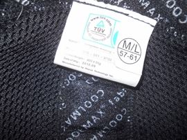 Riding helmet is size 57-61, Ovation brand. used once.