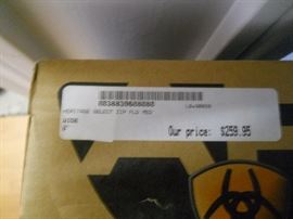 riding boots with carry case and original box, original price $259.95