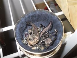 jewelry box lined for silver jewelry with jewelry