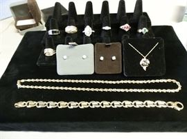 Fine jewelry...sorry, camera was not cooperating! It takes terrible close-ups or the camera operator is an idiot! Oops! That's me! 