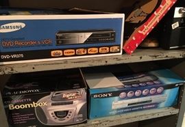 Stereo equipment, dvd