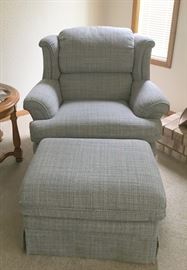 Nice chair and ottoman