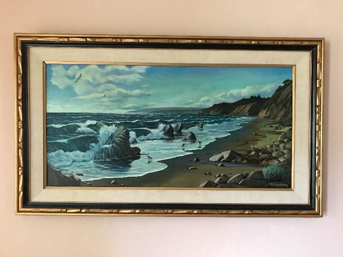THIS CALIFORNIA ARTIST'S TWO PAINTINGS LISTED ARE IN THIS SALE!