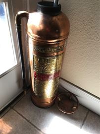 Copper Fire Extinguisher