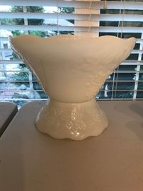 Milk Glass Punch Set