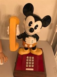 Vintage Mickey Mouse Telephone