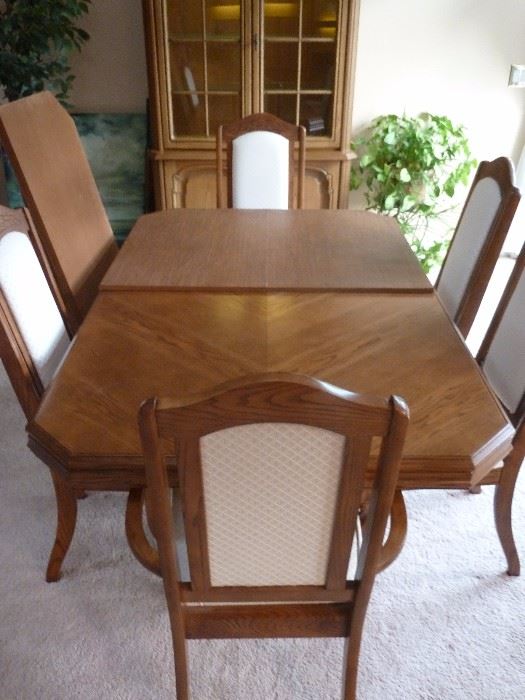 Dining Table with Hutch
