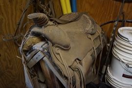 Vintage saddle