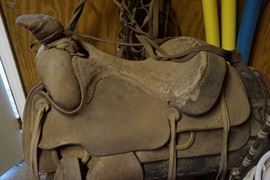 Vintage saddle
