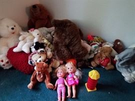Dolls and stuffed animals