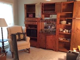 WALL UNIT BY LANE! VERY UNIQUE! 