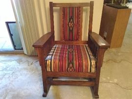 Mission Style Rocking Chair