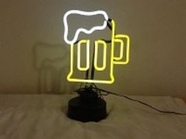 Neon Beer Mug Sign