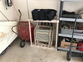 Wheel barrel, more outdoor equipment