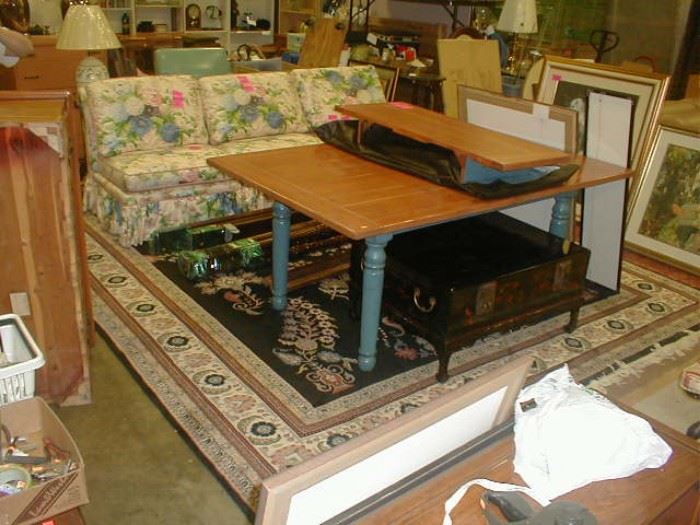 Dining table with one leaf Tuesday 1/2 off = $117.50
