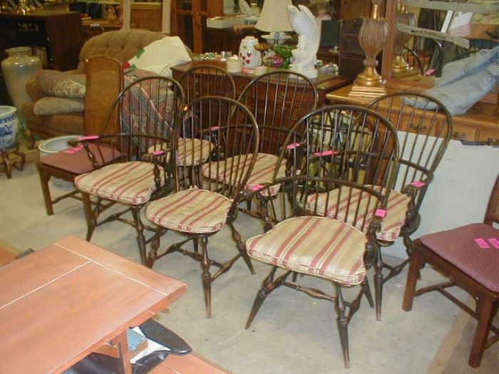 Windsor Style chairs made by Tubb of Tennessee