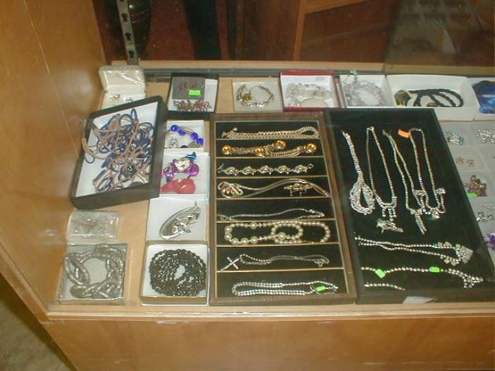 thousands of pieces of costume jewelry