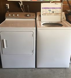 Washer and Dryer

