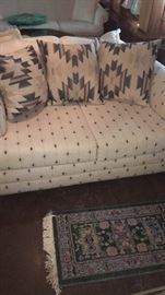 Southwestern print couch