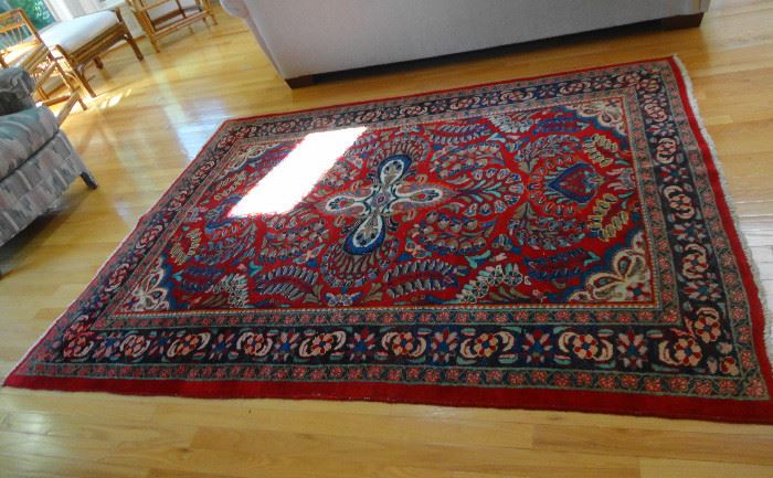Iranian Sarouk decorative rug - great colors