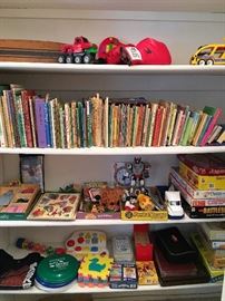 TOYS & CHILDREN'S BOOKS ( MANY VINTAGE CHILDREN'S BOOKS)