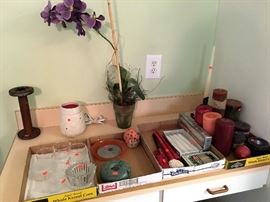 CANDLES AND CANDLEHOLDERS