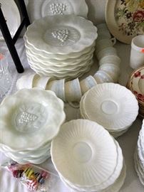 SET OF IMPERIAL MILK GLASS DISHES