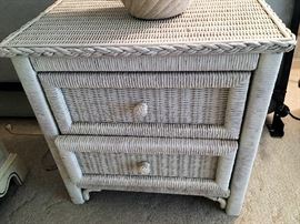 WICKER NIGHTSTAND