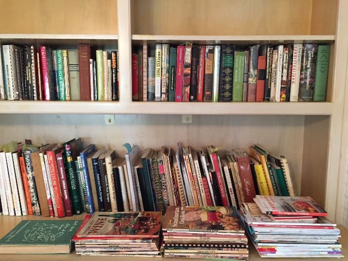 A cookbook collection, German, American and all around the globe
