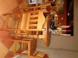 pub type table w/4 chairs