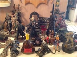Gothic, Horror and Comic Book Collectible Figurines.