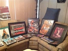 Car, Pinup, Rockabilly, Hot Rod Art Work