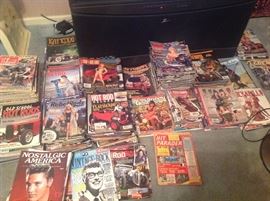 Various Rockabilly, Hot Rod & Pin Up Magazines