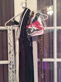 Various Men's Ties, Bowties & Suspenders