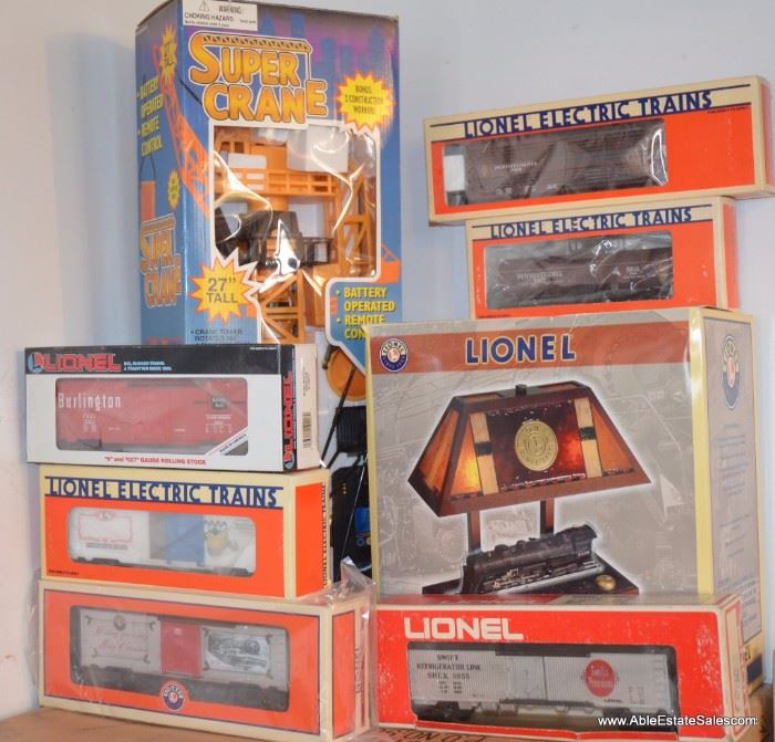 Lionel Train Collection Pre-War to Modern, most with original box.
