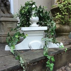 Antique Painted Salvaged Finial