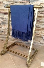 Vintage Italian Florentine Folding Quilt/Towel Rack