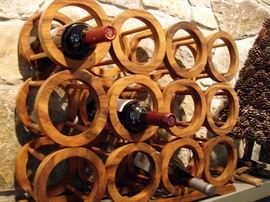 MCM Teak Wine Rack