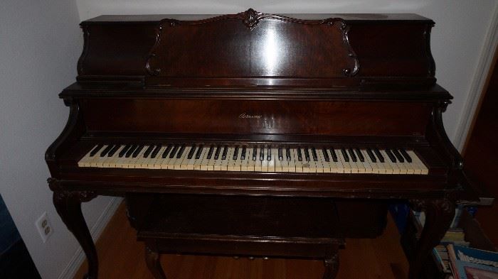 80 year old Baldwin Aerosonic piano, it has been tuned and comes with matching bench, one owner