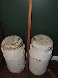 milk cans