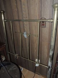 antique brass single bed