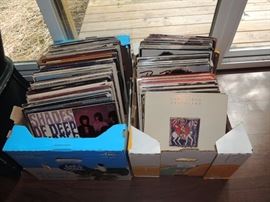 vintage vinyl mostly 1970's rock