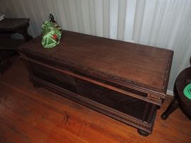 Deco cedar chest