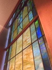 Beautiful stained glass window from church