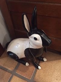 Antique cast iron rabbit
