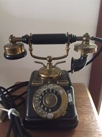 Antique French telephone