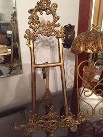 Ornate Victorian brass stand