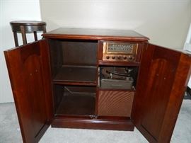 Vintage stereo cabinet
