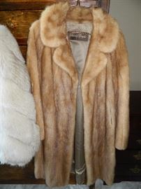Mink long coat