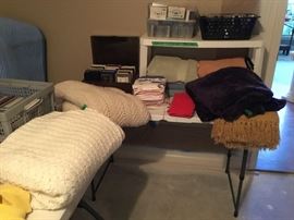 More music, towels, afghans